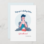 Goed mannelijk Wenskaart (Voorkant / Achterkant)