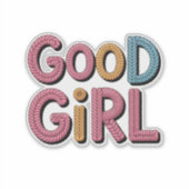 Goed Meisje Sticker (Voorkant)