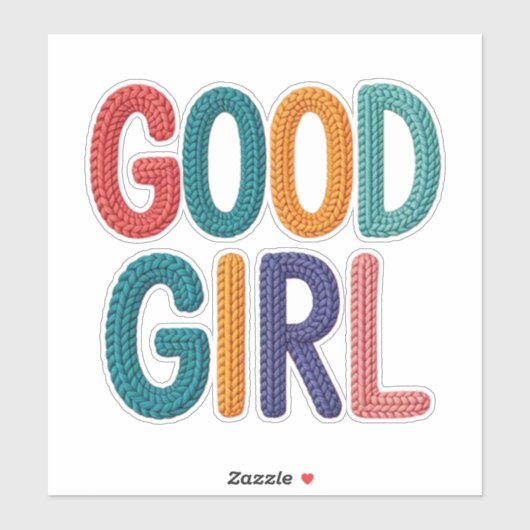 Goed Meisje Sticker (Vel)