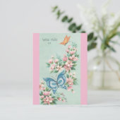  goed met botervliegen briefkaart (Staand voorkant)