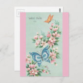  goed met botervliegen briefkaart (Voorkant / Achterkant)