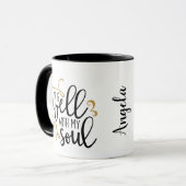 Goed met mijn Christelijke prijsopgave voor soep d Mok (Voorkant links)