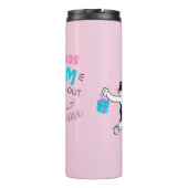 Goed Moederdag Gift Pawsome Kat Roze Thermosbeker (Achterkant)