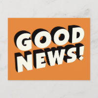 Goed nieuws!