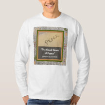 Goed nieuws van vrede - Wit T-shirt met lange mouw