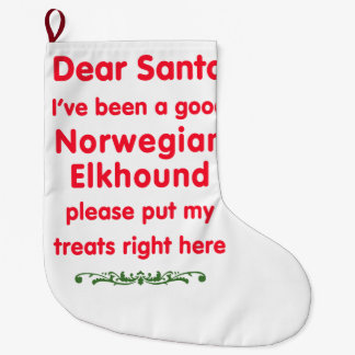 goed Noors Elkhound Grote Kerstsok