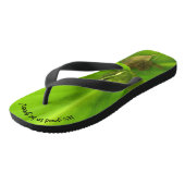 Goed om groen te zijn kikker teenslippers (Schuin)