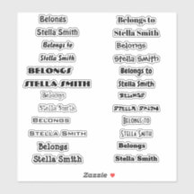 Goed om het handschrift te lezen personaliz naam v