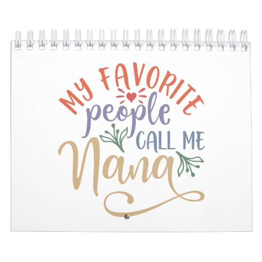 Goed ontwerp voor oma kalender (Hoes)