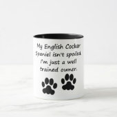 Goed opgeleide Engelse Cocker Spaniel Eigenaar Mok (Midden)