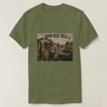 Goed Ouwe Bill Vintage Americana Benzinepomp T-shi