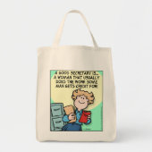 Goed secretaris tote bag (Voorkant)