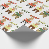 Goed slecht lomp cadeaupapier (Hoek)