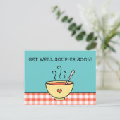 GOED SOUP-ER, SNEL! BRIEFKAART (Staand voorkant)