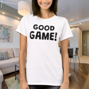 Goed Spel!   Vet Gamer Overwinning Typography T-sh T-shirt