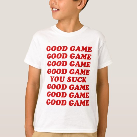 Goed spelletje, je bent er t-shirt (Voorkant)