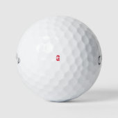 Goed standaard golfbal met solide duurzaamheid golfballen (Voorkant)