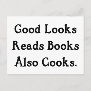 Goed uiterlijk leest boeken ook boeken briefkaart