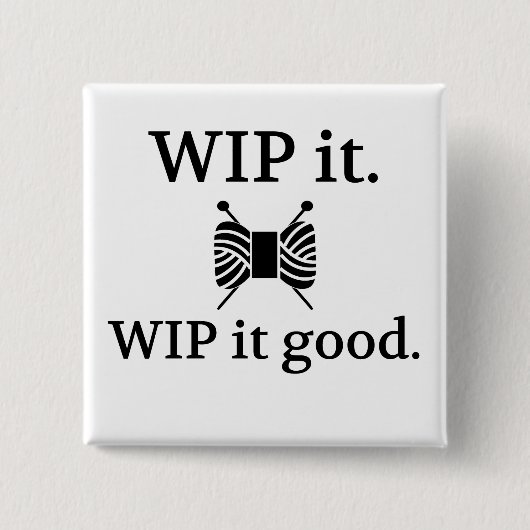 Goed - Uitgebreid Vierkante Button 5,1 Cm (Voorkant)