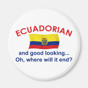 Goed uitziende Ecuadoraan Magneet