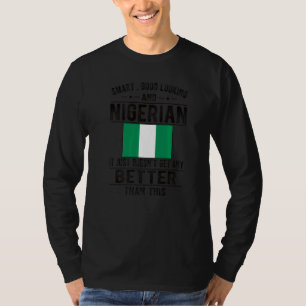 Goed uitziende Nigeriaanse vlag Nigeria Nigeriaans T-shirt