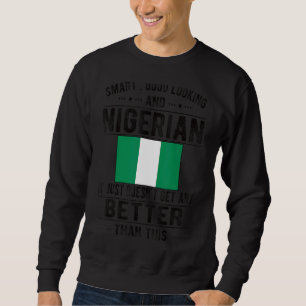 Goed uitziende Nigeriaanse vlag Nigeria Nigeriaans Trui
