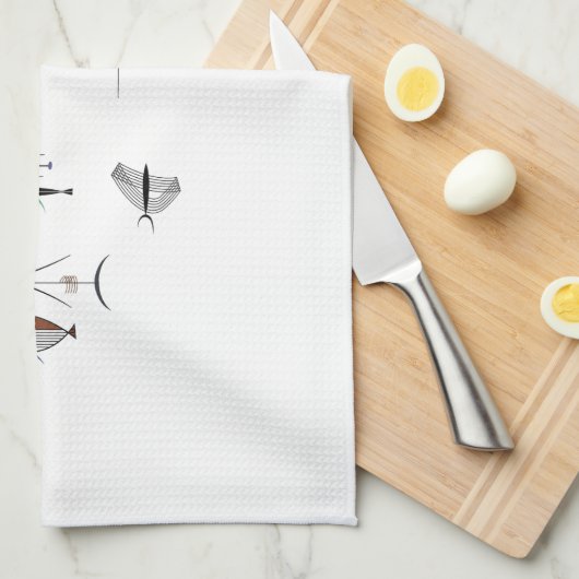 Goed van de Zee Amerikaanse MoJo Kitchen Towel Theedoek (Quarter Fold)