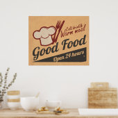Goed voedsel poster (Keuken)