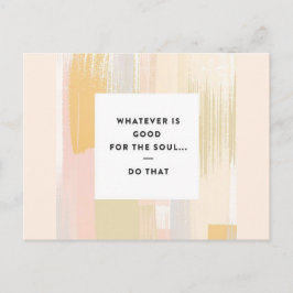 Goed voor het Soul Briefkaart