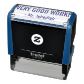 "GOED WERK!" Commendement Rubber Stamp Zelfinktende Stempel (Product)