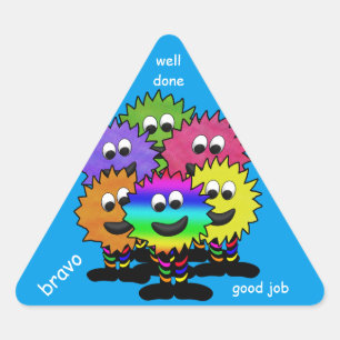 Goed Werk Schattige Monster Stickers