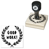 Goed werk script leraar rubberstempel (Gestempeld)
