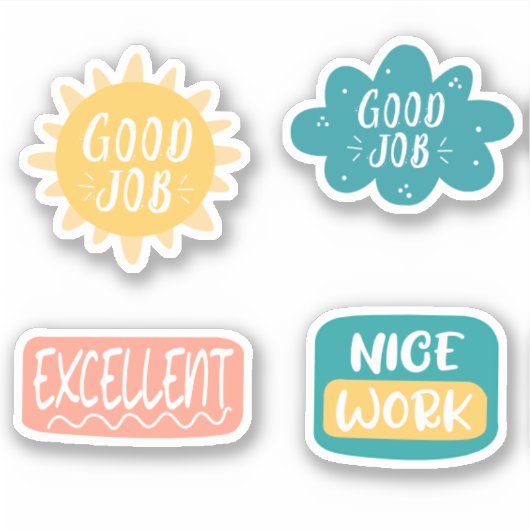 Goed werk sticker (Voorkant)