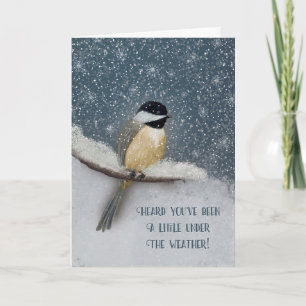 Goed wintersneeuwen onder de weezucht kaart