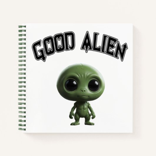 Goede alien notitieboek (Voorkant)