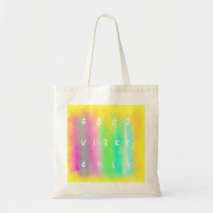 Goede, alleen vrolijke, kleurrijke verf tote bag