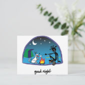 "Goede avond!" Briefkaart (Staand voorkant)