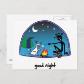 "Goede avond!" Briefkaart (Voorkant / Achterkant)