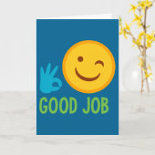 Goede Baan Emoji Kaart (Gele Bloem)