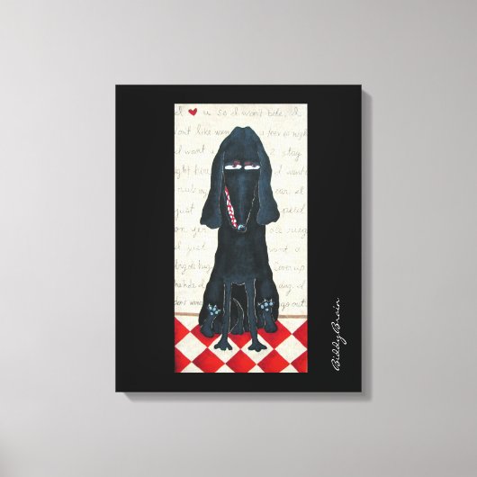 Goede Baddog Canvas Afdruk (Voorkant)