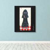 Goede Baddog Canvas Afdruk (Insitu (Houten vloer))
