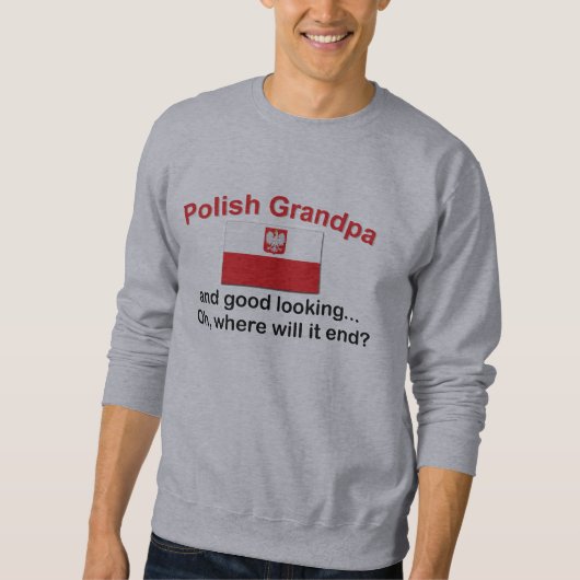 Goede blik Poolse opa Trui (Voorkant)