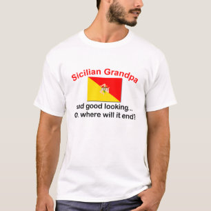 Goede blik Siciliaanse opa T-shirt