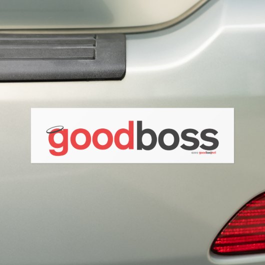 goede bumpersticker (Op auto)