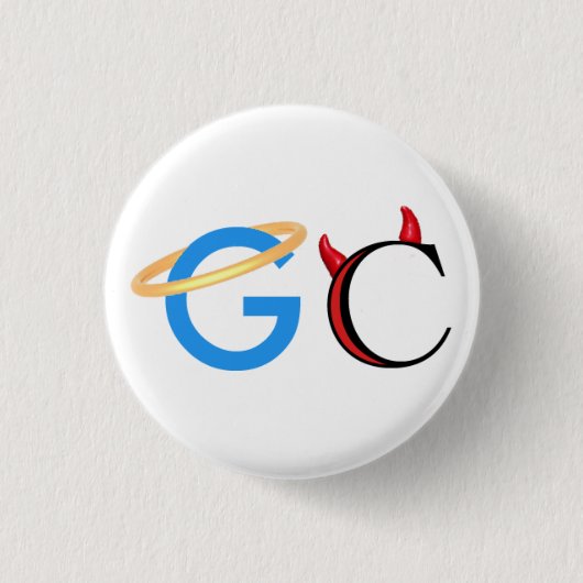 Goede Button van de kapitalist (Voorkant)