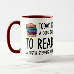 Goede dag om een Dustin Stevens Book te lezen Mok