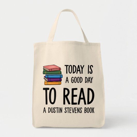 Goede dag om een Dustin Stevens Book te lezen Tote Bag (Voorkant)