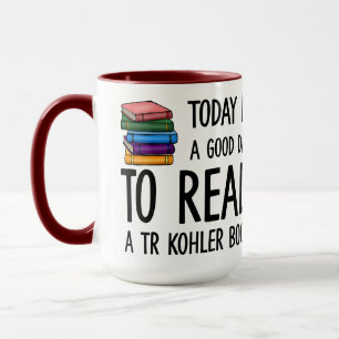 Goede dag om een TR Kohler Book Mok te lezen