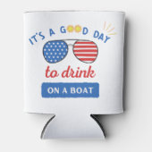 Goede dag om te Drinken op een bootschuim Koelbox Blikjeskoeler (Voorkant)