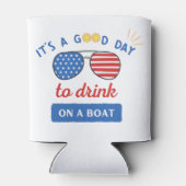 Goede dag om te Drinken op een bootschuim Koelbox Blikjeskoeler (Achterkant)